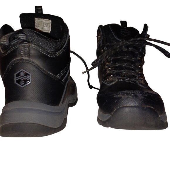 Men’s Leather Hiking Boots KHOMBU 1127721 SUMMIT K Guard Waterproof Black 9M - Picture 8 of 12